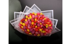 Букет 101 тюльпан Букет 101 тюльпан